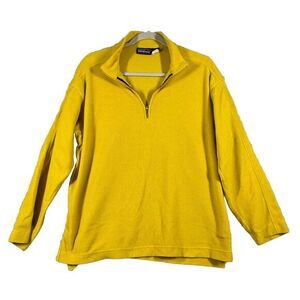 Patagonia 1/4 Zip Fleece Womens Size Medium Yellow Synchilla Sweater‎ Sweatshirt